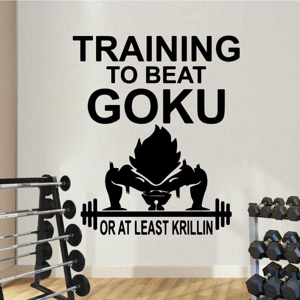 Stickers Mural Training Goku 