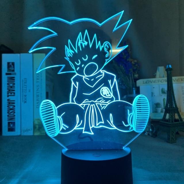 Lampe Led 3D Goku Petit 