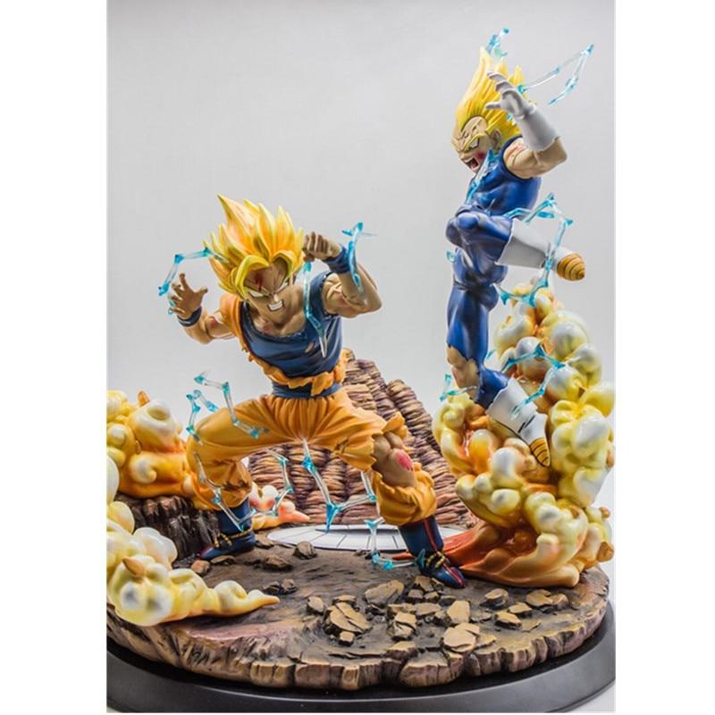 Figurine Collector DBZ - Vegeta vs Goku