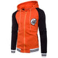DBZ Kanji Go Zip Sweatshirt (Orange &amp; Black)