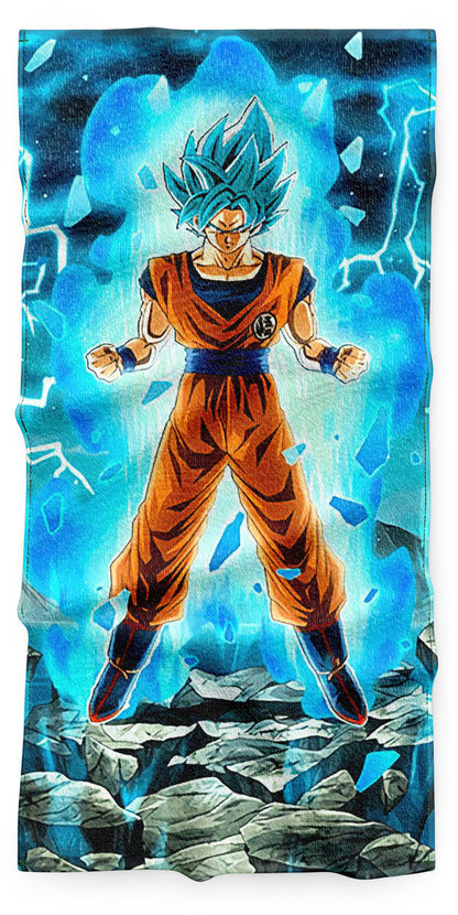 Serviette Goku Super Saiyan Blue 