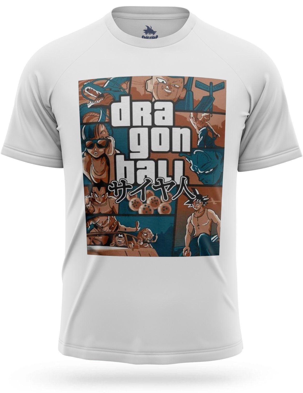 T-Shirt Dragon Ball Z Grand Theft Auto (GTA)