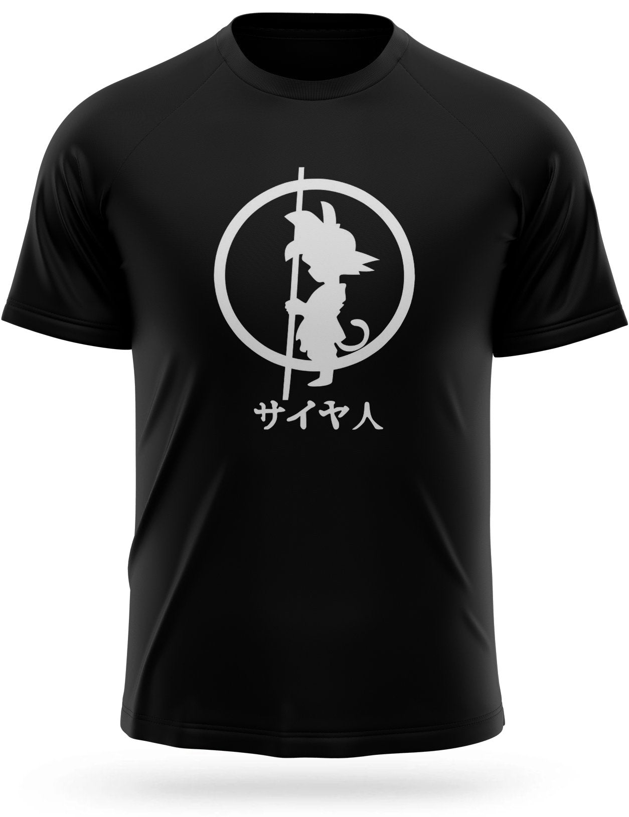 T-Shirt Dragon Ball Goku Bâton Magique Noir