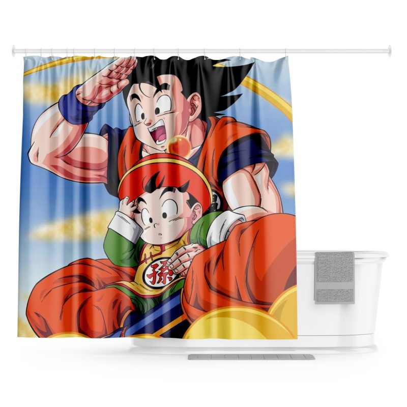 Rideau de Douche Goku & Gohan