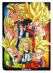 Poster Fusions Saiyan DBZ