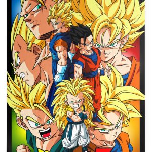 Poster Fusions Saiyan DBZ