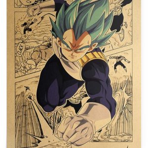 Poster Dragon Ball Super - Vegeta Blue