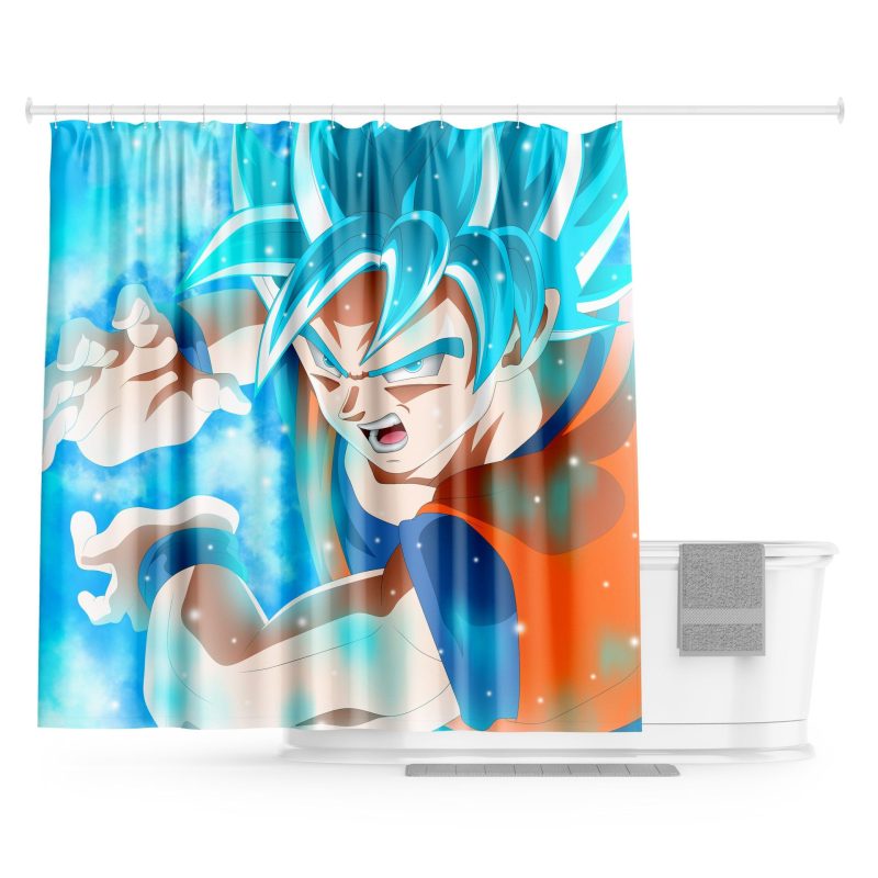 Rideau de Douche Sangoku SSJ Blue