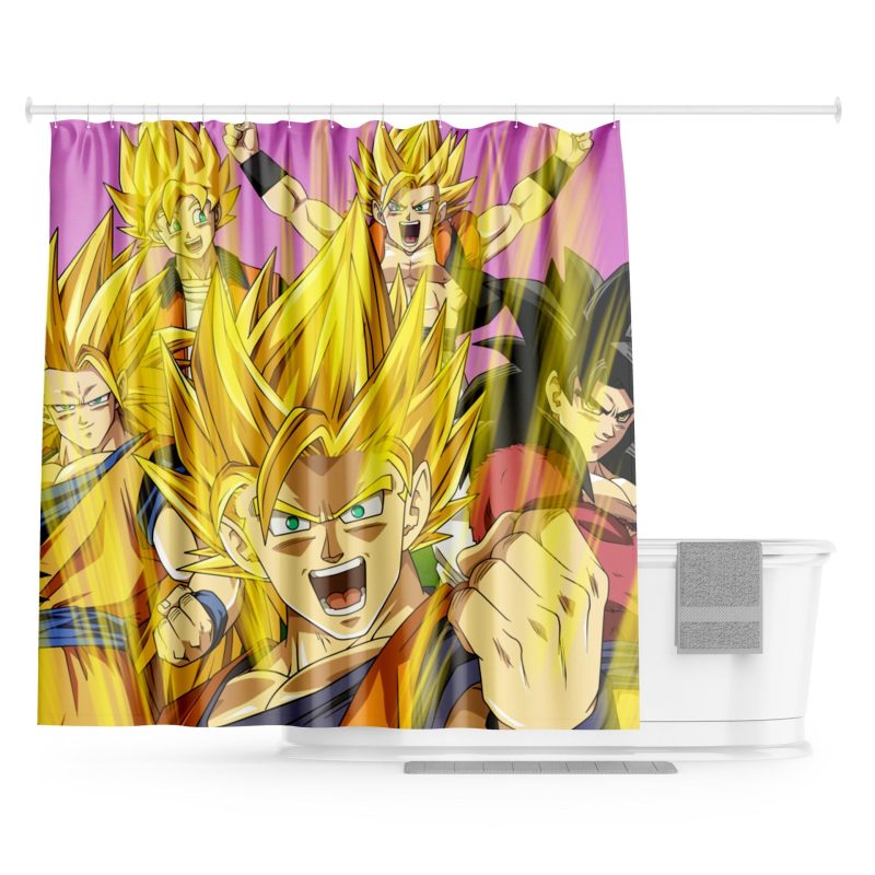 Rideau de Douche Dragon Ball Imperméable