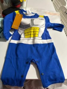 Grenouillère Enfant DBZ Tenue Vegeta (bleu) photo review