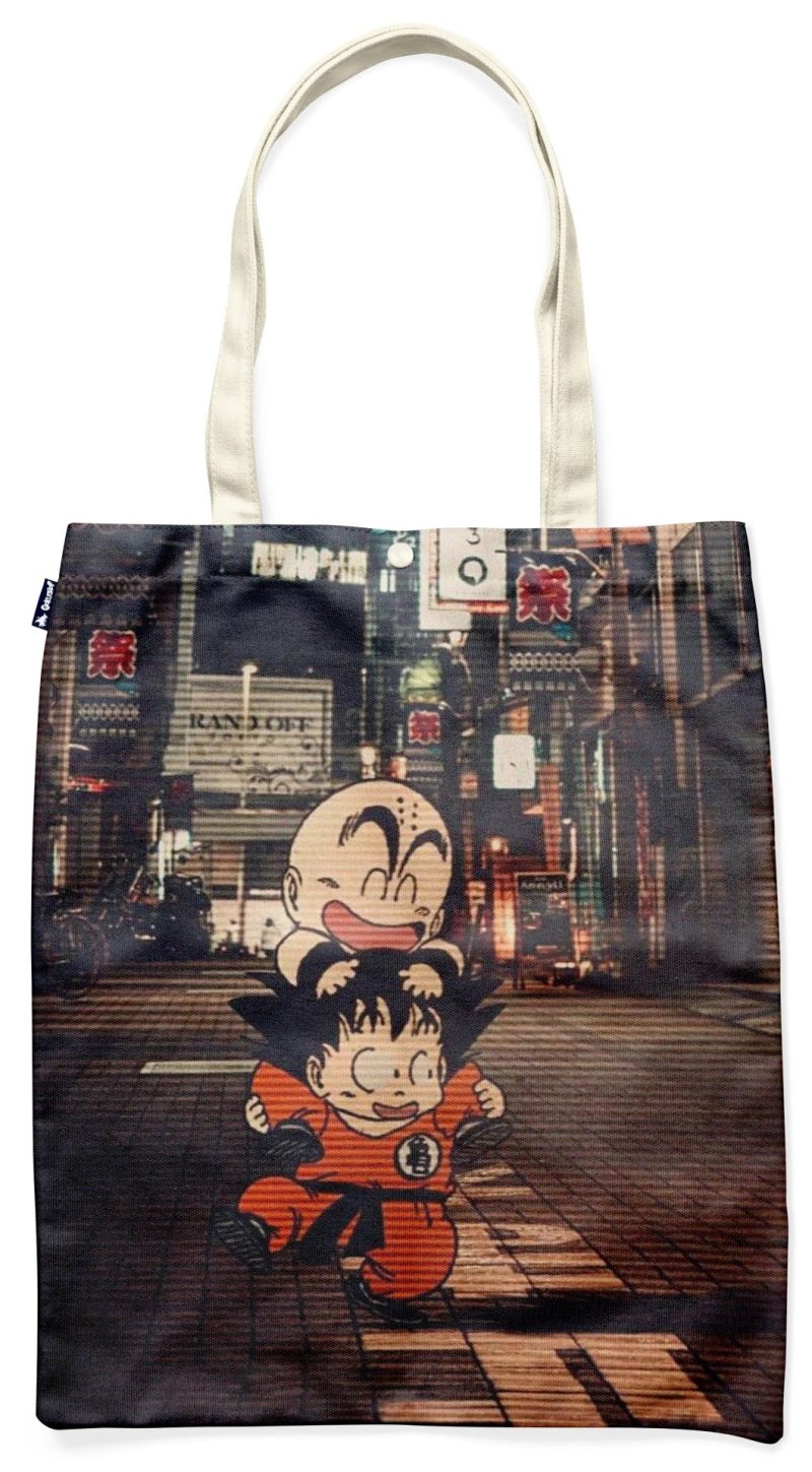 Tote Bag  Krilin & Goku