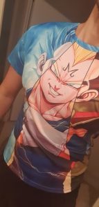 T-Shirt Dragon Ball Fier Prince Saiyan photo review