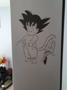 Sticker Mural Dragon Ball Son Goku Petit photo review