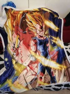 Plaid Dragon Ball Z Majin Vegeta photo review