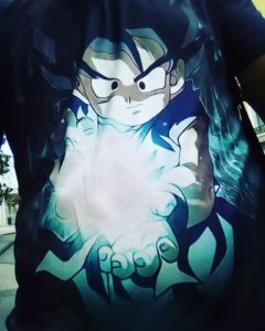 T-Shirt Dragon Ball Goku Petit Kamehameha photo review