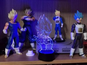 Lampe LED 3D Dragon Ball Vegeta photo review