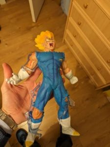 Figurine Dragon Ball Vegeta Explosion photo review