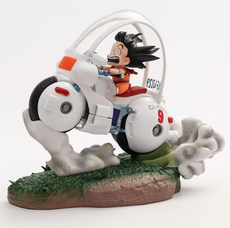 Figurine Dragon Ball Goku Moto Capsule Corp.