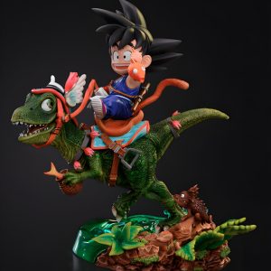 Figurine Dragon Ball Goku Petit & Dinosaure