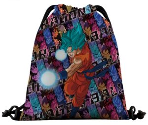 Sac de Sport Dragon Ball Goku Super Saiyan Bleu