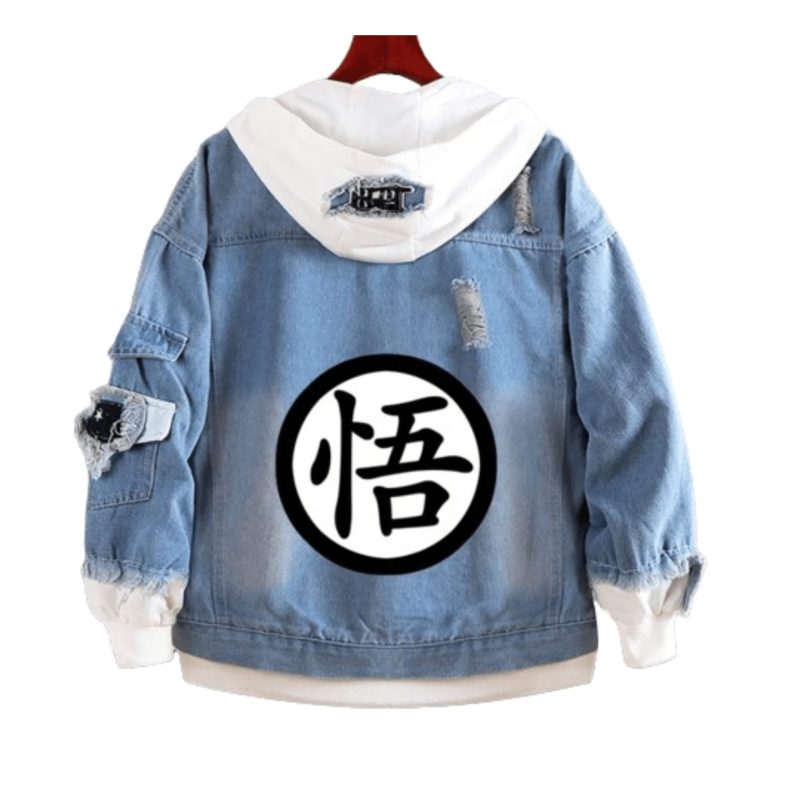 Veste en Jean Dragon Ball Kanji Go