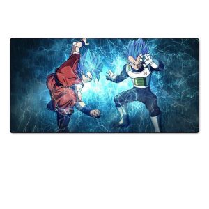 Tapis de Souris Dragon Ball Goku & Vegeta Saiyan Blue