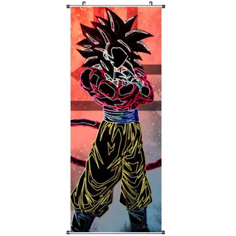 Toile Dragon Ball Goku Saiyan 4