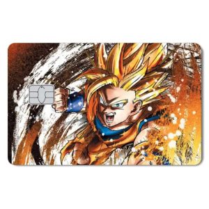 Sticker Carte Bancaire Dragon Ball Goku Super Saiyan