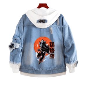 Veste en Jean Dragon Ball Saiyan