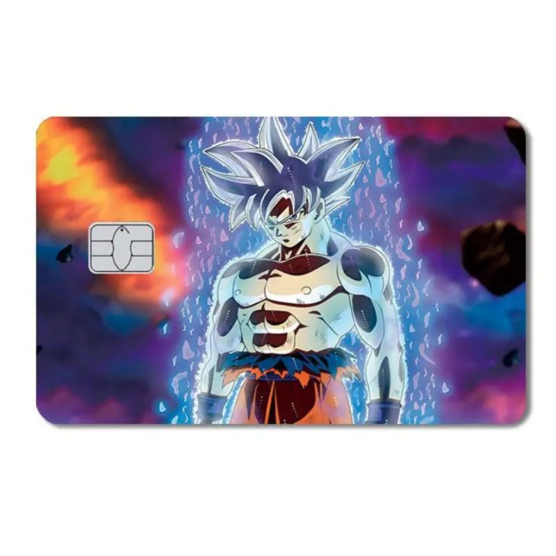 Sticker Carte Bancaire Dragon Ball Ultra Instinct Maîtrisé