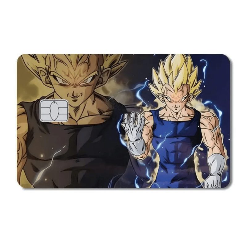 Sticker Carte Bancaire Dragon Ball Majin Vegeta