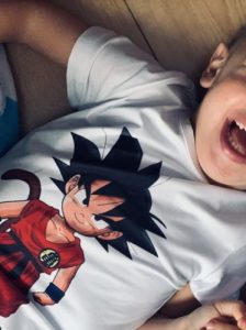 T-Shirt DBZ Enfant Jeune Guerrier photo review