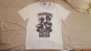 T-Shirt Dragon Ball Z Musculation SSJ Training photo review