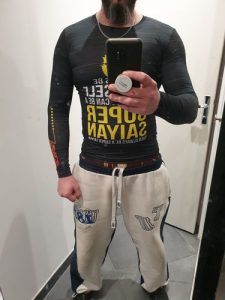 T-Shirt Compression Long Super Saiyan photo review