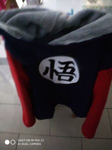 Veste Polaire DBZ Kanji "Go" (Bleu & Rouge) photo review