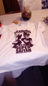 T-Shirt Dragon Ball Z Musculation SSJ Training photo review