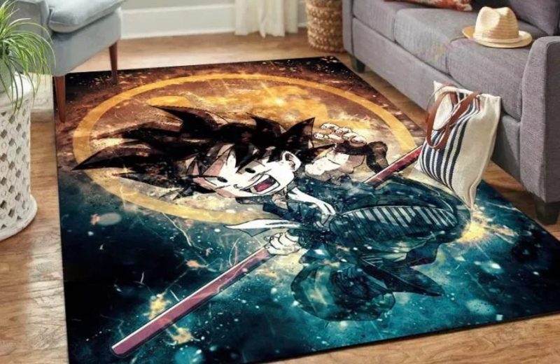 Tapis Dragon Ball Goku Bâton Magique