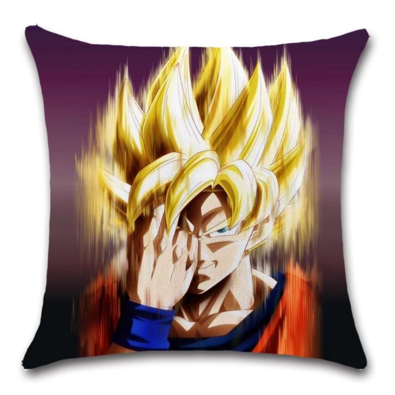 Housse de Coussin DBZ Goku Super Saiyan 2