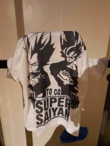 T-Shirt Dragon Ball Z Musculation SSJ Training photo review