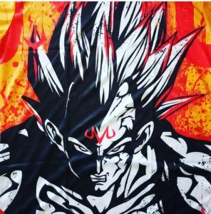 T-Shirt Dragon Ball Z Majin Vegeta Folie photo review