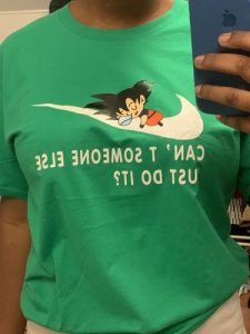 T-Shirt Dragon Ball Goku Petit Nike photo review