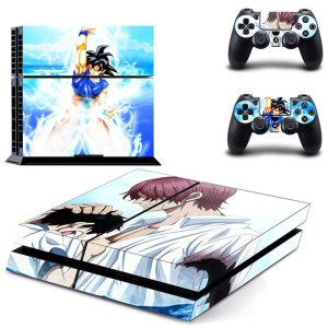 Stickers PS4 Dragon Ball Z One Piece Goku Luffy