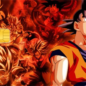 Sticker Carte Bancaire Dragon Ball Goku Mémoire