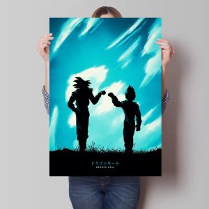 Poster Dragon Ball Respect Goku Vegeta