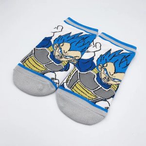 Chaussettes Dragon Ball Vegeta Saiyan Bleu