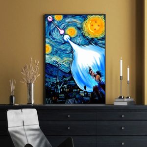 Poster Dragon Ball Goku Van Gogh