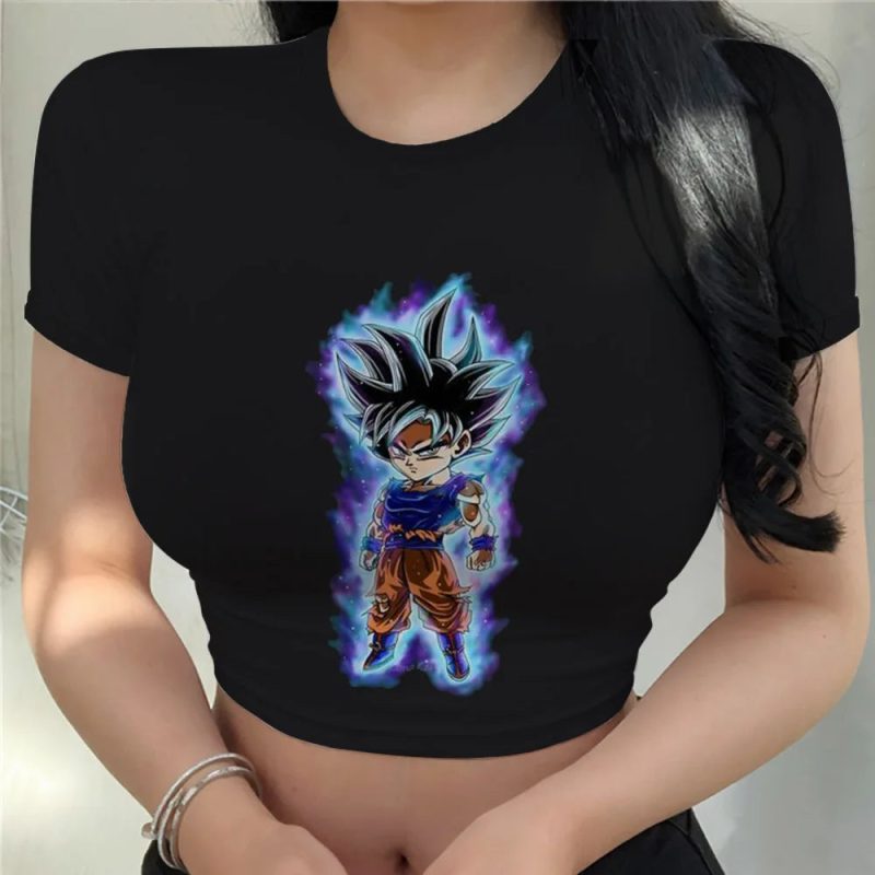 Crop Top Dragon Ball Goku Ultra Instinct Chibi