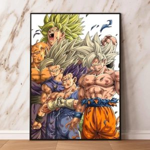 Poster Dragon Ball Saiyans Légendaires