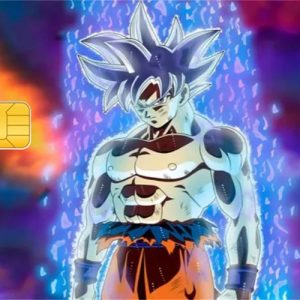 Sticker Carte Bancaire Dragon Ball Révélation Ultra Instinct