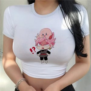 Crop Top Dragon Ball Goku Rosé & Kirby